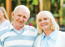 Photo of older couple. Link to Life Stage Gift Planner Over Age 70 Situations.